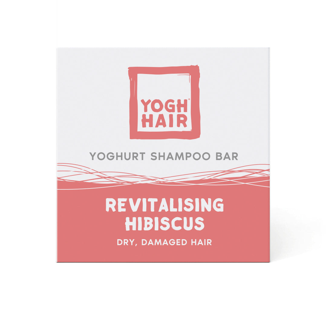 YOGHHAIR® Revitalizing Solid Shampoo with Hibiscus, 110g.